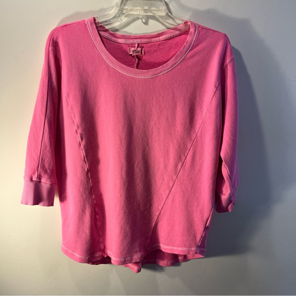 Aerie Vibrant Pink Pullover - loose fit - sz s/p